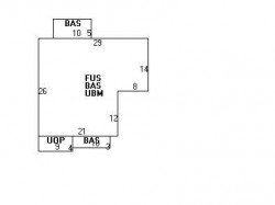 78 Upham St, Newton MA  02465-1520 floor plan