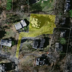 115 Gibbs St, Newton MA  02459-1927 aerial view