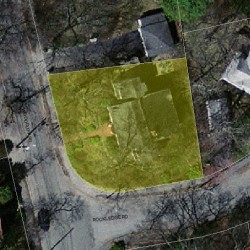 46 Woodcliff Rd, Newton MA 02461-1825 aerial view