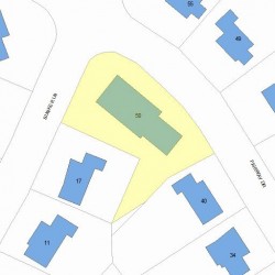 50 Fairway Dr, Newton MA 02465-1713 plot plan