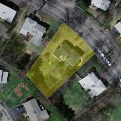 127 Dedham St, Newton MA 02461-2135 aerial view