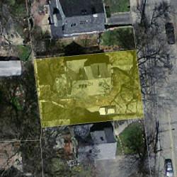 231 Melrose St, Newton MA 02466-1120 aerial view
