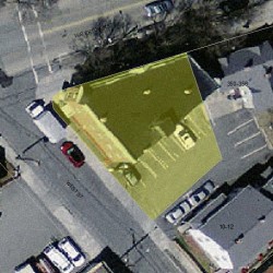 358 Watertown St, Newton MA  02458-1373 aerial view