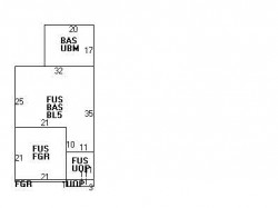 203 Winslow Rd, Newton MA  02468-1713 floor plan