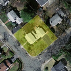 34 Pierrepont Rd, Newton MA 02462-1118 aerial view