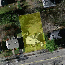 659 Beacon St, Newton MA 02459-2003 aerial view