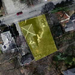 16 Hunter St, Newton MA  02465-2438 aerial view