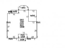 54 Oxford Rd, Newton MA 02459-2405 floor plan