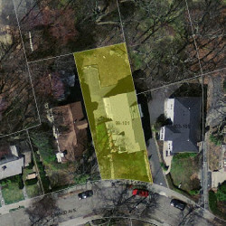 99 Atwood Ave, Newton MA  02460-2201 aerial view