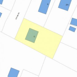 12 Acorn Dr, Newton MA  02466-1501 plot plan