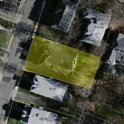 12 Hibbard Rd, Newton MA 02458-2108 aerial view