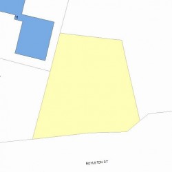 327 Boylston St, Newton MA 02459-2842 plot plan