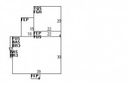 121 Temple St, Newton MA 02465-2313 floor plan