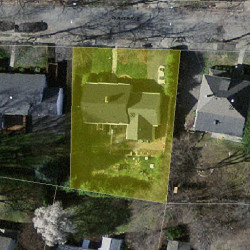 30 Parker Ave, Newton MA 02459-2662 aerial view