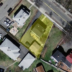 238 River St, Newton MA  02465-1432 aerial view