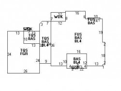368 Winchester St, Newton MA  02461-2035 floor plan