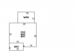 126 Oakdale Rd, Newton MA 02461-1813 floor plan