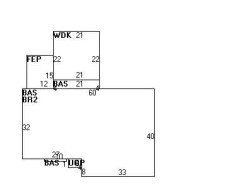 254 Waverley Ave, Newton MA 02458-2422 floor plan