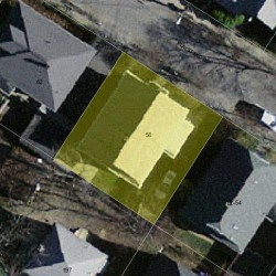 58 Playstead Rd, Newton MA 02458-2125 aerial view