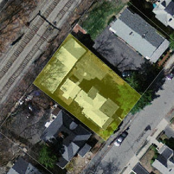 93 Floral St, Newton MA 02461-1543 aerial view