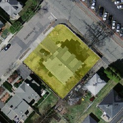 6 Churchill St, Newton MA 02460-1407 aerial view