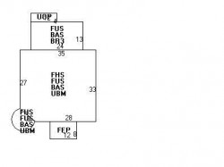 33 Orient Ave, Newton MA  02459-1425 floor plan