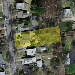 172 Melrose St, Newton MA 02466-1111 aerial view