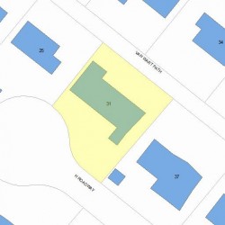 31 Van Wart Path, Newton MA 02459-3720 plot plan