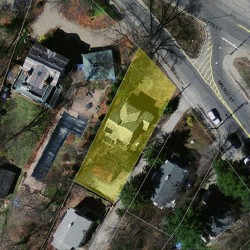 15 Walnut St, Newton MA 02460-1369 aerial view