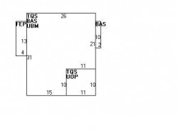 407 Cherry St, Newton MA 02465-1831 floor plan