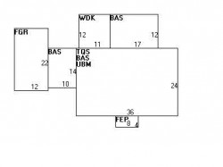 28 Truman Rd, Newton MA  02459-2641 floor plan