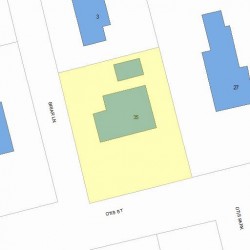 35 Otis St, Newton MA  02460-1802 plot plan