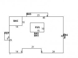 85 Oldham Rd, Newton MA  02465-2328 floor plan