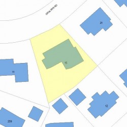15 Gralynn Rd, Newton MA  02459-1310 plot plan