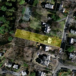 277 Park St, Newton MA  02458-2314 aerial view