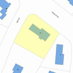 55 Wheeler Rd, Newton MA  02459-2620 plot plan