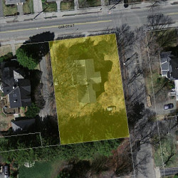 364 Cabot St, Newton MA  02460-2252 aerial view