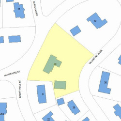 40 Hampshire St, Newton MA 02465-2946 plot plan