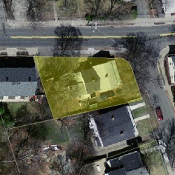 26 Auburndale Ave, Newton MA  02465-1404 aerial view
