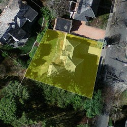 127 Park Ave, Newton MA 02458-2647 aerial view