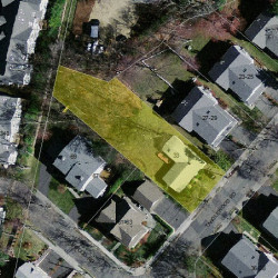 35 Tanglewood Rd, Newton MA 02459-2849 aerial view