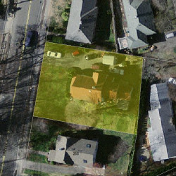 264 Parker St, Newton MA 02459-2673 aerial view