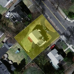 344 Woodward St, Newton MA 02468-2022 aerial view