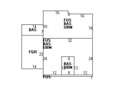 25 Fessenden St, Newton MA 02460-1117 floor plan