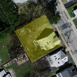 45 Kensington St, Newton MA  02460-1311 aerial view