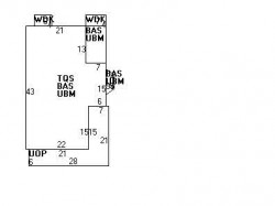 45 Elliot St, Newton MA 02461-1606 floor plan
