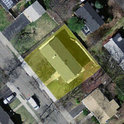 56 Wade St, Newton MA  02461-1723 aerial view