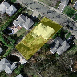 71 Deborah Rd, Newton MA 02459-2837 aerial view