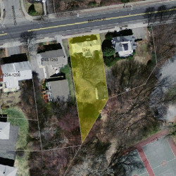 1244 Beacon St, Newton MA 02468-1717 aerial view