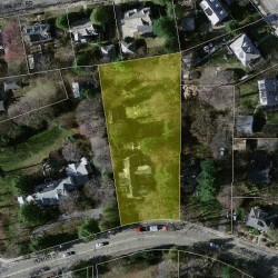 93 Homer St, Newton MA  02459-1512 aerial view